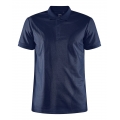 Craft Sport-Polo Core Unify (funktionelles Recyclingpolyester) melangeblau Herren